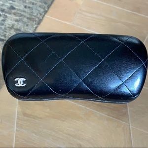 Chanel Sunglasses Case DAMAGED Black Glasses